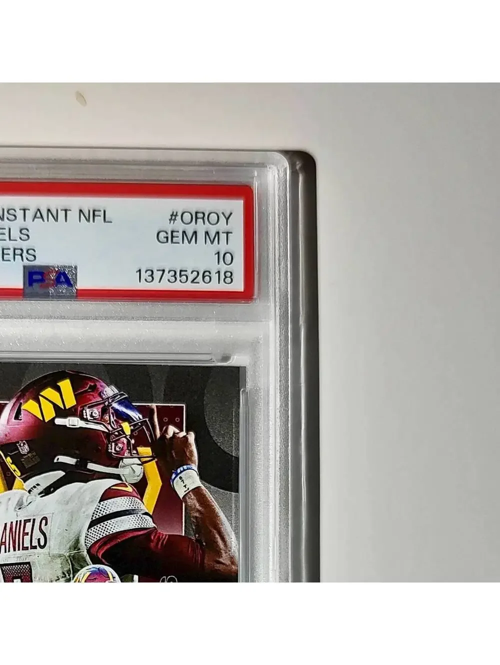 Jayden Daniels 2024 Panini NFL AP Offensive Rookie of the Year Commanders PSA 10
